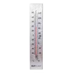 Headwind 22.5" EZ Read Metal Thermometer Antique Aluminum