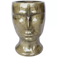 MCarr 18.1" Male Statue Planter Brown Cream