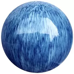 MCarr 12" Sphere Falling Blue