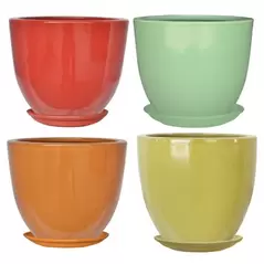 MCarr 54pc Egg Planter w/ Saucer Pallet Mixed Colors