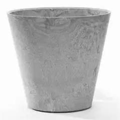 Artstone 8" Round Napa Planter Grey