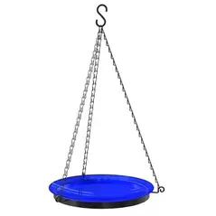 Panacea 10" Hang Glass Bird Bath & Feeder