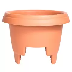Bloem 12" Deck Rail Planter Terra Cotta