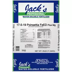 Jacks Prof Poinsettia FeED + Mg 17-5-19 25Lb (80/Pl)