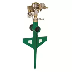 Dramm Colorstorm Impulse Stake Sprinkler Green