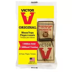 Victor 2pk Metal Pedal Mouse Trap