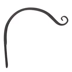 Panacea 12" Curved Hook Black