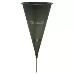 Memorial Vase 5" Green In Loving Memory Cone