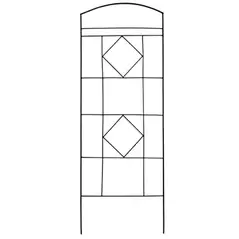 AGW 65"x25" Arch Trellis Black