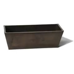 Algreen 20"x7.5"x7" Windowsill Planter Brown Marble