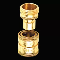 Dramm Brass Quick Disconnect M&F Pair In Clamshell Package