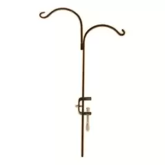 Hookery 36" Double Deck Hanger Adjustable w/ Rail Clamp