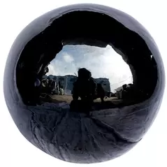 MCarr 12" Sphere Glossy Black