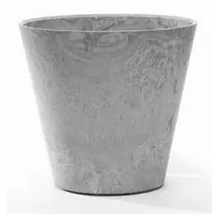 Artstone 10" Round Napa Planter Grey