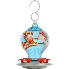 Natures Way 28oz Artisan Gravity Hummingbird Feeder Sunny Day