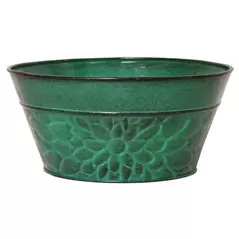Robert Allen 8" Laurel Bowl Planter Aqua