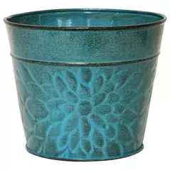 Robert Allen 8" Laurel Planter Lagoon