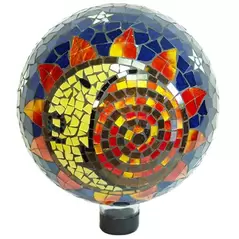 E-V 10" Sun Moon Mosaic Gazing Globe