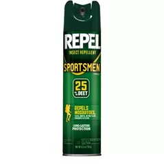 Repel 6.5oz Sportsmen Aerosol 25% Deet
