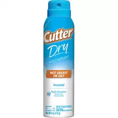 Cutter 4oz Dry Insect Repellent Aerosol 10% Deet