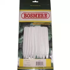Bosmere 6" Garden Helper Plant Label White 25pk