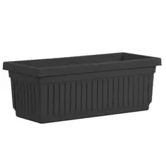 HC 24" Venetian Flower Box Black