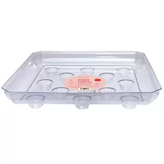 CWP 12" Square Carpet Saver Heavy Footed Saucer