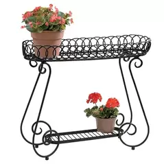 Deer Park Oval Ring Planter Black