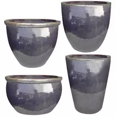 MCarr 26pc Mixed Planter Pallet Eggplant