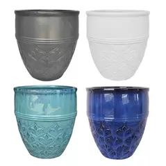 MCarr 24pc Fleur De Lis Planter Pallet Mixed Colors