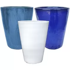 MCarr 18pc Tall Round Planter Pallet Mixed Colors