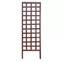 Panacea 72"H x 22"W Square Framed Trellis Brown
