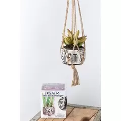 Primitive Box Route 66 Pot With Hanger