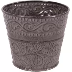 Robert Allen 4" Ensley Planter Pebble