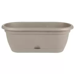 Bloem 18" Lucca Window Box Pebble Stone