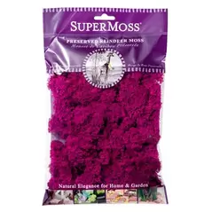 SuperMoss 2oz Reindeer Moss Fuchsia