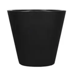 Tusco 24" Cosmo Round Planter Black