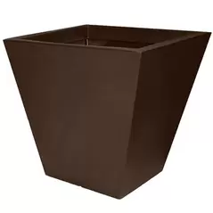 Tusco 18" Cosmo Square Planter Espresso