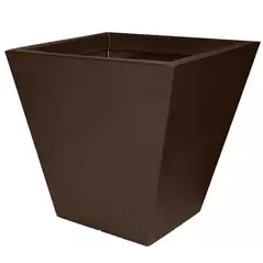 Tusco 22" Cosmo Square Planter Espresso