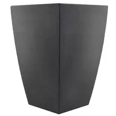 Tusco 23" Modern Tall Square Planter Slate
