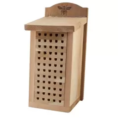 Woodlink Large Cedar Mason Bee House with Removable Tray