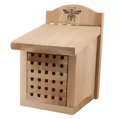 Woodlink Small Cedar Mason Bee House with Removable Tray