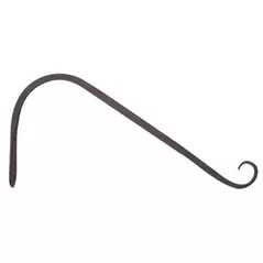 Panacea 12" Hook Angled Bracket Black