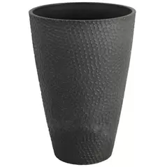 Algreen 20" Hammered Planter Charcoal