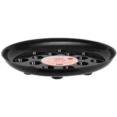 CWP 12" Black Carpet Saver Saucer