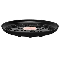 CWP 16" Black Carpet Saver Saucer