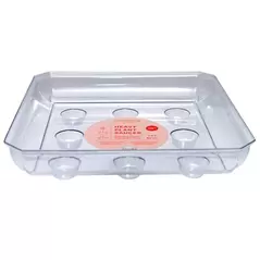 CWP 10" Square Carpet Saver Heavy Footed Saucer