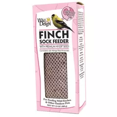 Wild Delight Pink Finch Sock With Nyjer