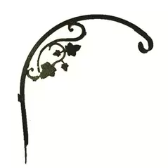 Hookery 16" Green Hanger With Scroll