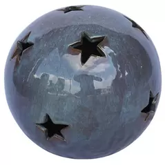 MCarr 10" Sphere W/Stars Falling Cream